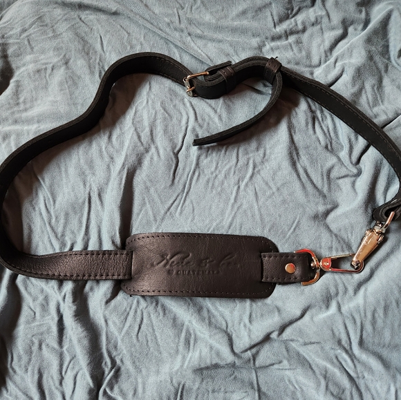 Nena black crossbody strap - Picture 2 of 3